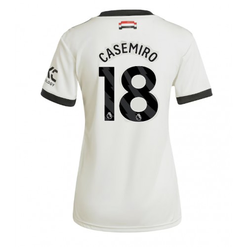 Fotbalové Dres Manchester United Casemiro #18 Dámské Alternativní 2024-25 Krátký Rukáv